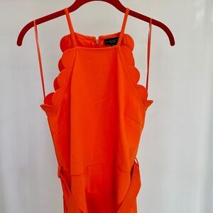 Bright and Fun Orange Romper